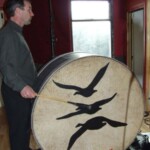 David O'Reilly and his lambeg