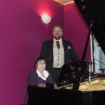 Dave and Maria by the piano